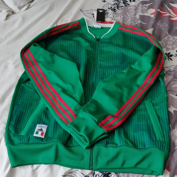 mexico soccer jacket reversible